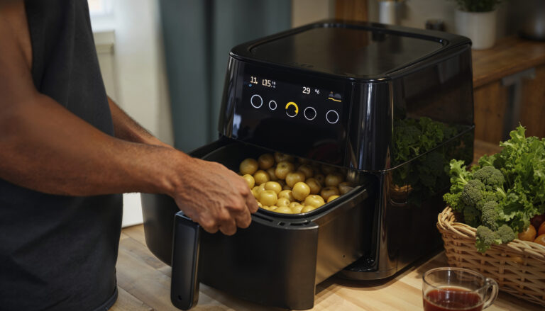 clean the air fryer